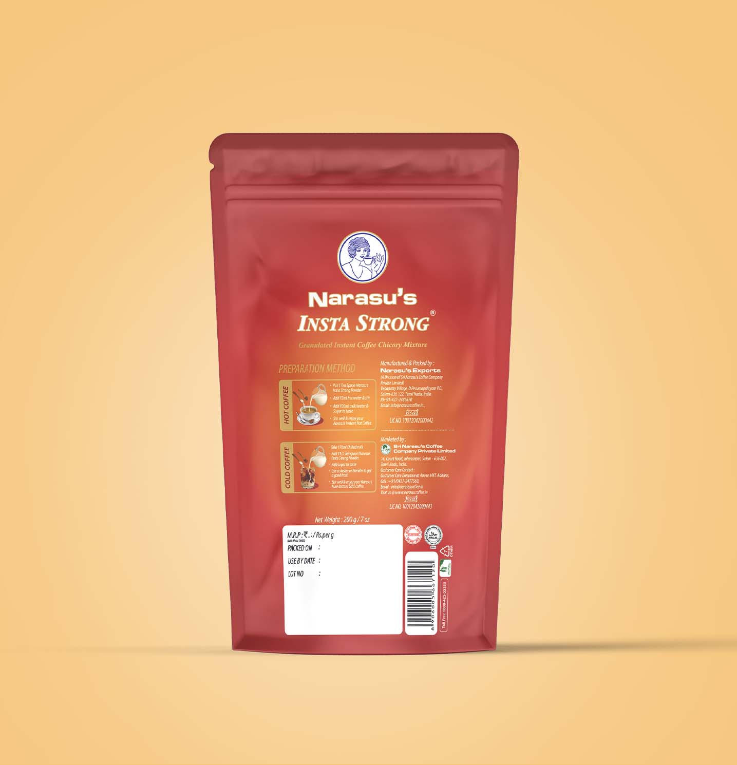 Insta Strong Coffee Pouch